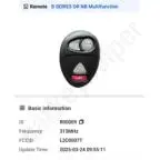 KeyDiy 315MHz ID R0009