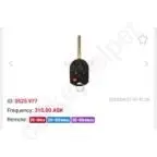 Xhorse: ID 0525 977 (OUCD6000022) 3 button