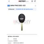 Keydiy 433Mhz: R01139 (Pincode)