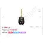 HYQ12BEL: Xhorse ID 0500 126