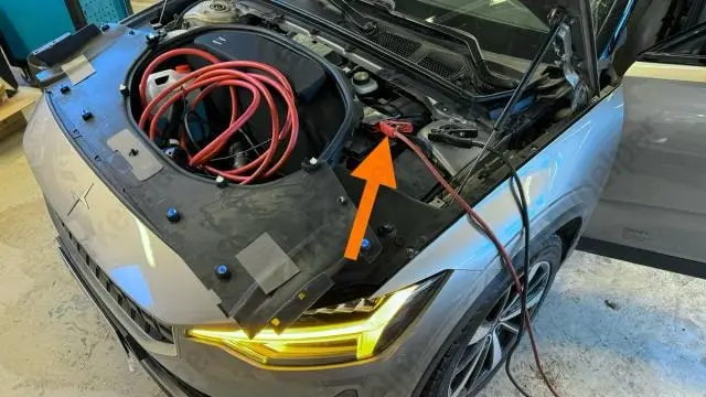 Battery support location