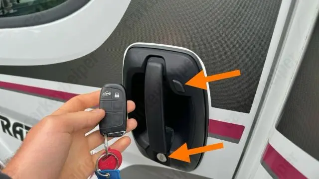 Door lock and Keyless entry button