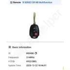 HYQ12BEL: KeyDiy ID R00480