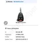 KeyDiy 315MHz OHT: ID R01238