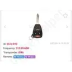 Xhorse 315MHz OHT692713AA: ID 0514 970