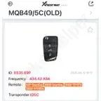 Xhorse 434MHz OLD 5C ID: 0535 697